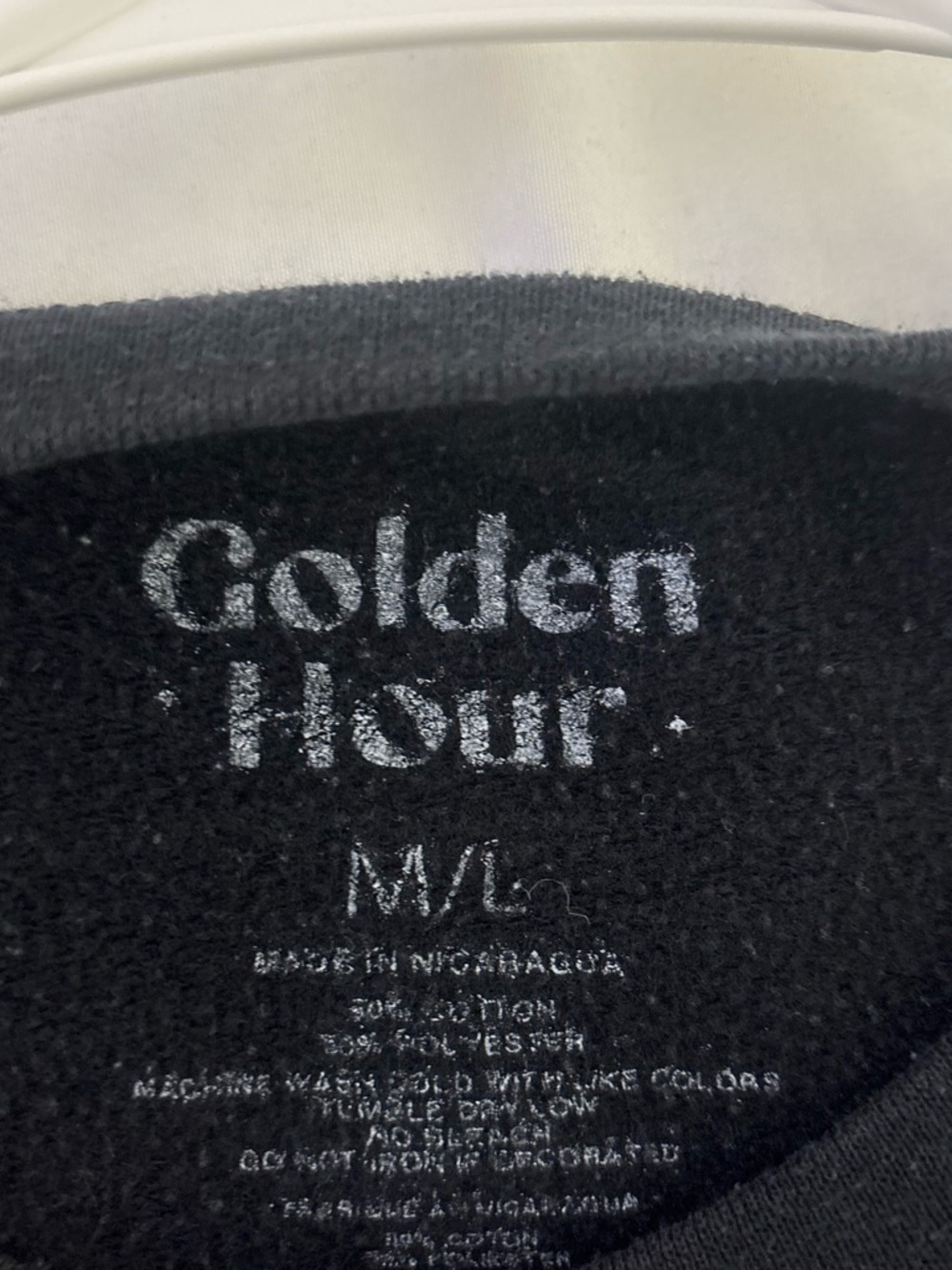 Pacsun Golden Hour Black Crew Neck Sweater
